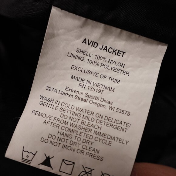 Avid Technical by Divas SnowGear Polartec NeoShell Jacket Women’s 5XL Sky Blue - Picture 15 of 15